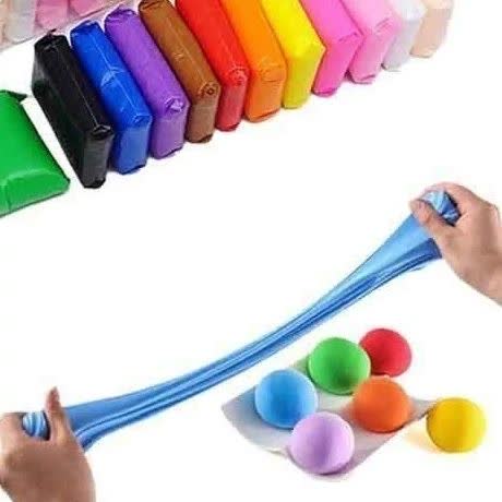 خمیر بازی ۱۲ رنگ خارجی SUPER CLAY 9D- فروشگاه میس پارلا