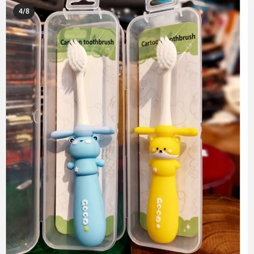 مسواک کودک سیلیکونی گوشدار جعبه دار کیفیت عالی- فروشگاه میس پارلا