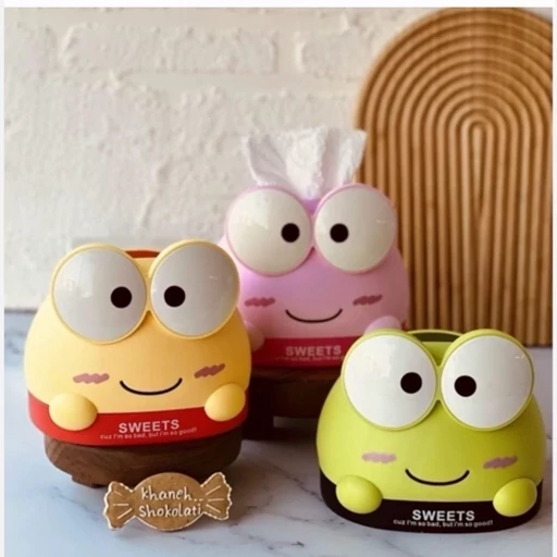 جادستمال کاغذی طرح قورباغه- فروشگاه میس پارلا