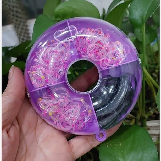 کش چهل گیس طرح دونات چل گیس میکس مشکی رنگی- فروشگاه میس پارلا