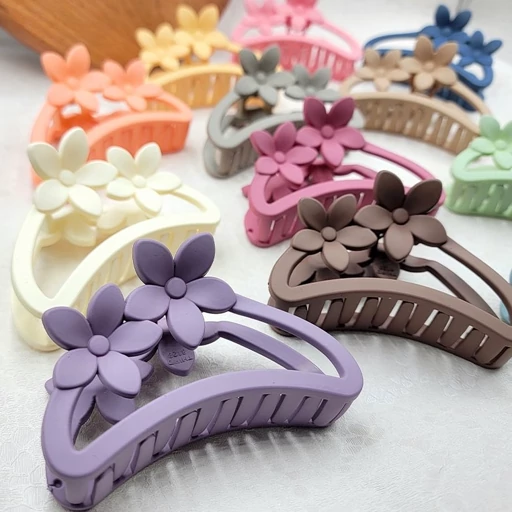 کلیپس دو گل شمعی کوچک مات- فروشگاه میس پارلا