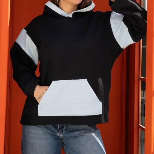 هودی تو کرکی ترکیبی با جین- فروشگاه میس پارلا