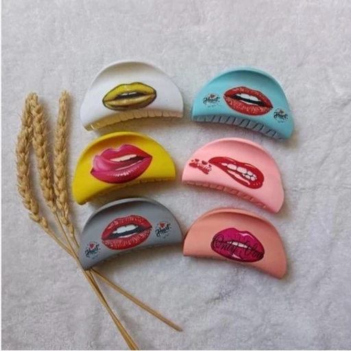 کلیپس شمعی طرح لب- فروشگاه میس پارلا